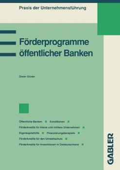 Paperback Förderprogramme Öffentlicher Banken [German] Book