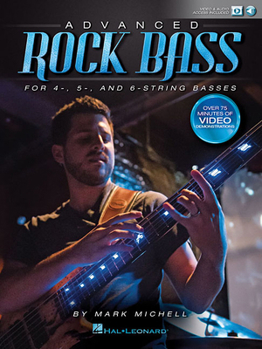 Paperback Advanced Rock Bass: for 4-, 5- and 6-String Basses Book