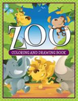 Paperback Zoo Coloring and Drawing Book