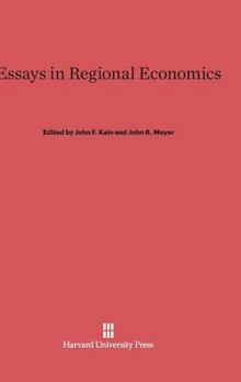 Hardcover Essays in Regional Economics Book