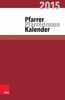 Paperback Pfarrerkalender/Pfarrerinnenkalender: 2015 [German] Book