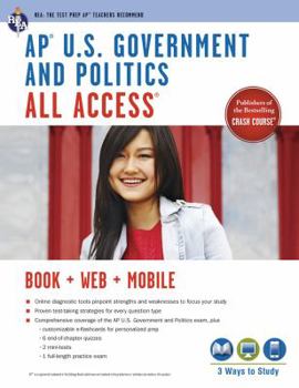 Paperback AP U.S Government and Politics All Access [With Web Access] Book