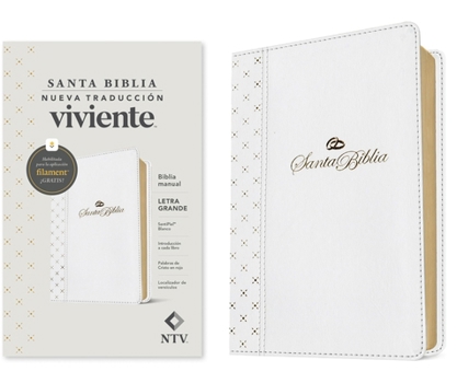 Imitation Leather Biblia Manual Ntv, Letra Grande Con Filament (Sentipiel, Blanco, Letra Roja) [Spanish] Book