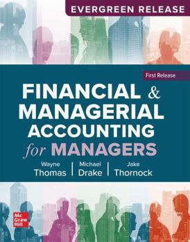 Hardcover Financial and Managerial Accounting for Managers: 2027 Release Book