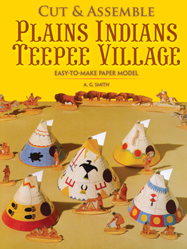 Paperback Cut & Assemble Plains Indians Teepee Village Book