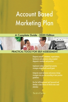 Paperback Account Based Marketing Plan A Complete Guide - 2020 Edition Book