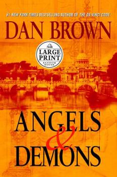 Hardcover Angels & Demons (Random House Large Print) [Large Print] Book