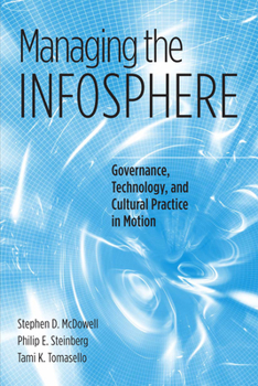 Paperback Managing the Infosphere: Governance, Technology, and Cultural Practice in Motion Book
