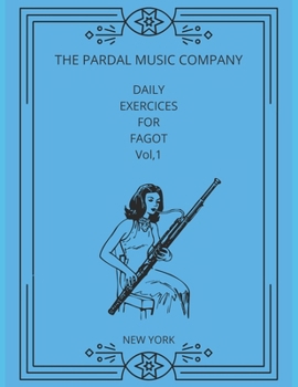 Paperback Daily Exercices For Fagot Vol,1: New York Book