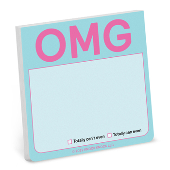 Mass Market Paperback Knock Knock OMG Sticky Note Pad Book