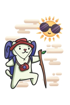 Hiking Sky Cat Notebook: Graph Paper Journal 6x9 - 120 Pages