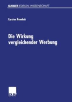 Paperback Die Wirkung Vergleichender Werbung [German] Book