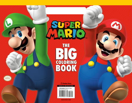 Paperback Super Mario: The Big Coloring Book (Nintendo(r)) Book