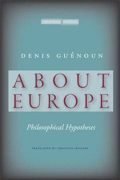 Paperback About Europe: Philosophical Hypotheses Book