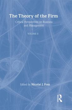 Hardcover Theories of Firm: Crit Persp V2 Book