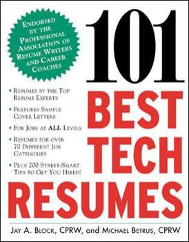 Paperback 101 Best Tech Resumes Book