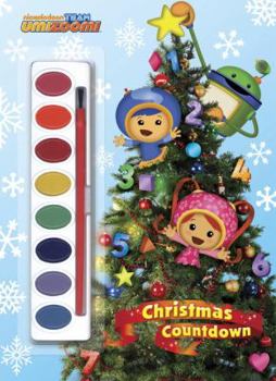 Paperback Christmas Countdown [With Paint] Book