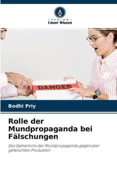 Paperback Rolle der Mundpropaganda bei Fälschungen [German] Book