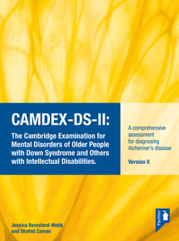 Spiral-bound Camdex-Ds-II:: The Cambridge Examination for Mental Disorders of Older People with Down Syndrome and Others with Intellectual Disabil Book