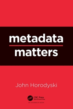 Paperback Metadata Matters Book