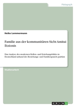 Familie Aus Der Kommunitaren Sicht Amitai Etzionis