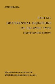 Hardcover Partial Differential Equations of Elliptic Type Book