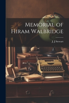 Paperback Memorial of Hiram Walbridge Book