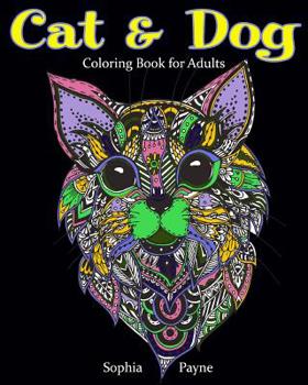 Paperback Cat & Dog Coloring Book for Adults Book