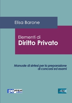 Paperback Elementi di Diritto Privato [Italian] Book