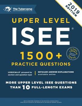 Paperback Upper Level ISEE: 1500+ Practice Questions Book