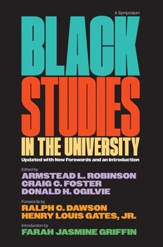 Paperback Black Studies in the University: A Symposium Book