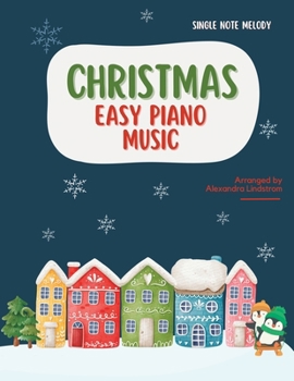 Paperback Little Penguins: Easy Christmas Piano Music for Early Beginners Book