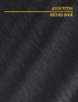 Paperback Accounting Record Book: Columnar Ruled Ledger, 2 Columns, 8.5x11 Inches, 128 Pages Book