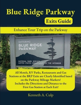 Paperback Blue Ridge Parkway Exits Guide Book