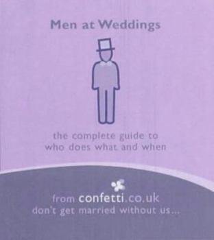 Paperback Men at Weddings. Book