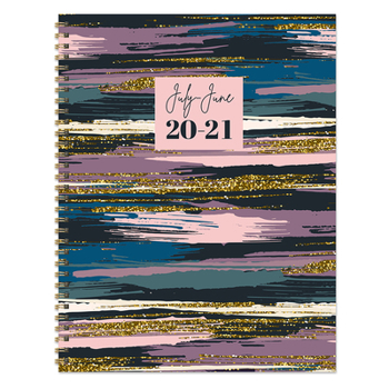 Office Product Cal 2021- Glitter Paint Academic Year Planner Book