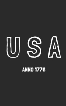 Paperback USA anno 1776: notebook journal to write in. Blank lined paper. 120 pages. Book