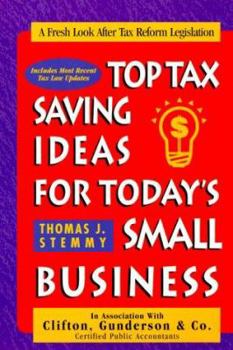 Paperback Top Tax Saving Ideas for Today's Small Business Book