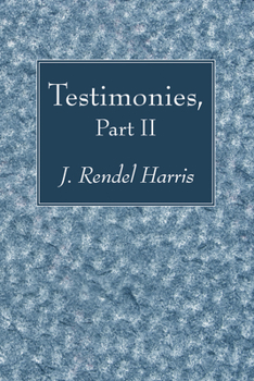 Paperback Testimonies, Part II Book