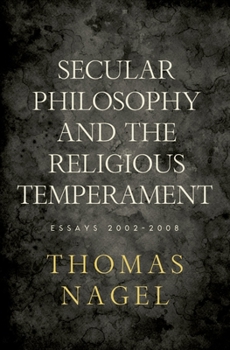 Hardcover Secular Philosophy & Relig Tempreament C Book