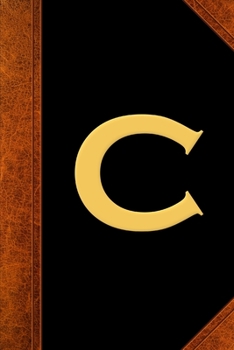 2020 Weekly Planner Monogram C Personalized Monogram C Vintage Style 134 Pages: 2020 Planners Calendars Organizers Datebooks Appointment Books Agendas