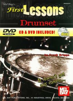 Paperback First Lessons Drumset Book