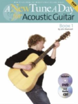 Paperback Acoustic Guitar, Book 1: A New Tune a Day(Book, DVD & CD) Book