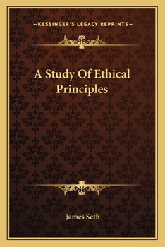 Paperback A Study Of Ethical Principles Book