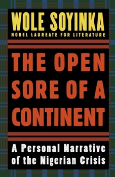 Paperback The Open Sore of a Continent: A Personal Narrative of the Nigerian Crisis Book