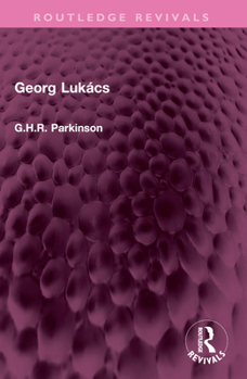Paperback Georg Lukács Book