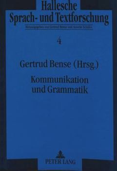 Paperback Kommunikation Und Grammatik [German] Book