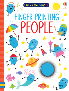 Finger Printing People (Usborne Minis) - Book  of the Usborne Minis