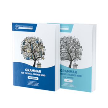 Paperback Blue Bundle for the Repeat Buyer: Includes Grammar for the Well-Trained Mind Blue Workbook and Key Book