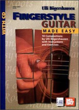 Paperback Fingerstyle Guitar Made Easy book/ CD set Book